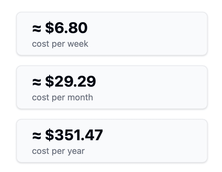 Read the spending picture — SubTrack interface